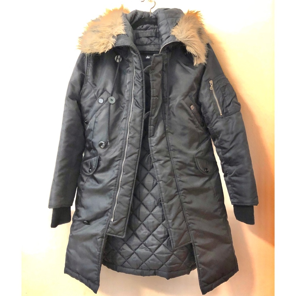{Steve Madden} Long Puffer Coat